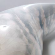 Lacquered and Airbrushed Ceramic Centerpiece /Vase Model Nr 182/2 by Vibi, Italy