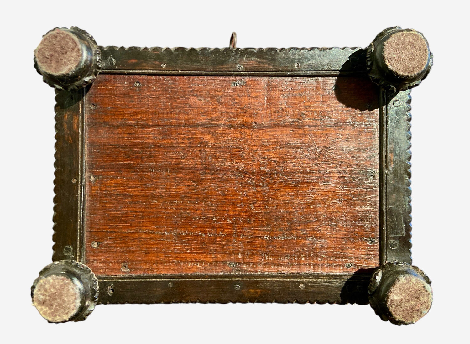 Coffre colonial en bois d'ébène