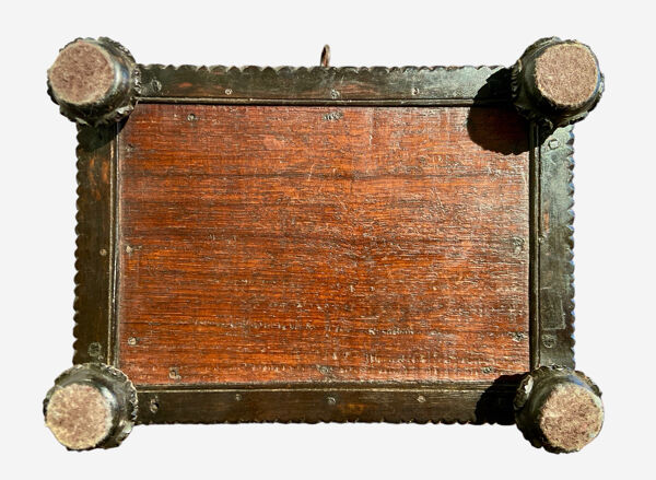 Coffre colonial en bois d'ébène