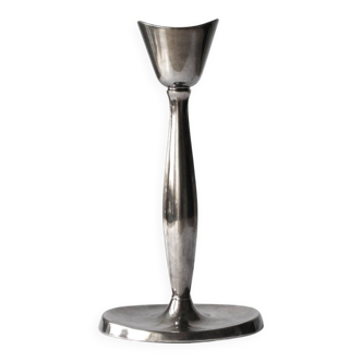 Cohr Silver Plated Candlestick, Denmark, 1960s