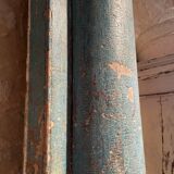 Half wooden column