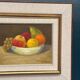 Oil on Panel “Still Life with Fruit” by Hilding Bernhard Högberg Vintage