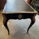 Black and silver Louis XV style desk