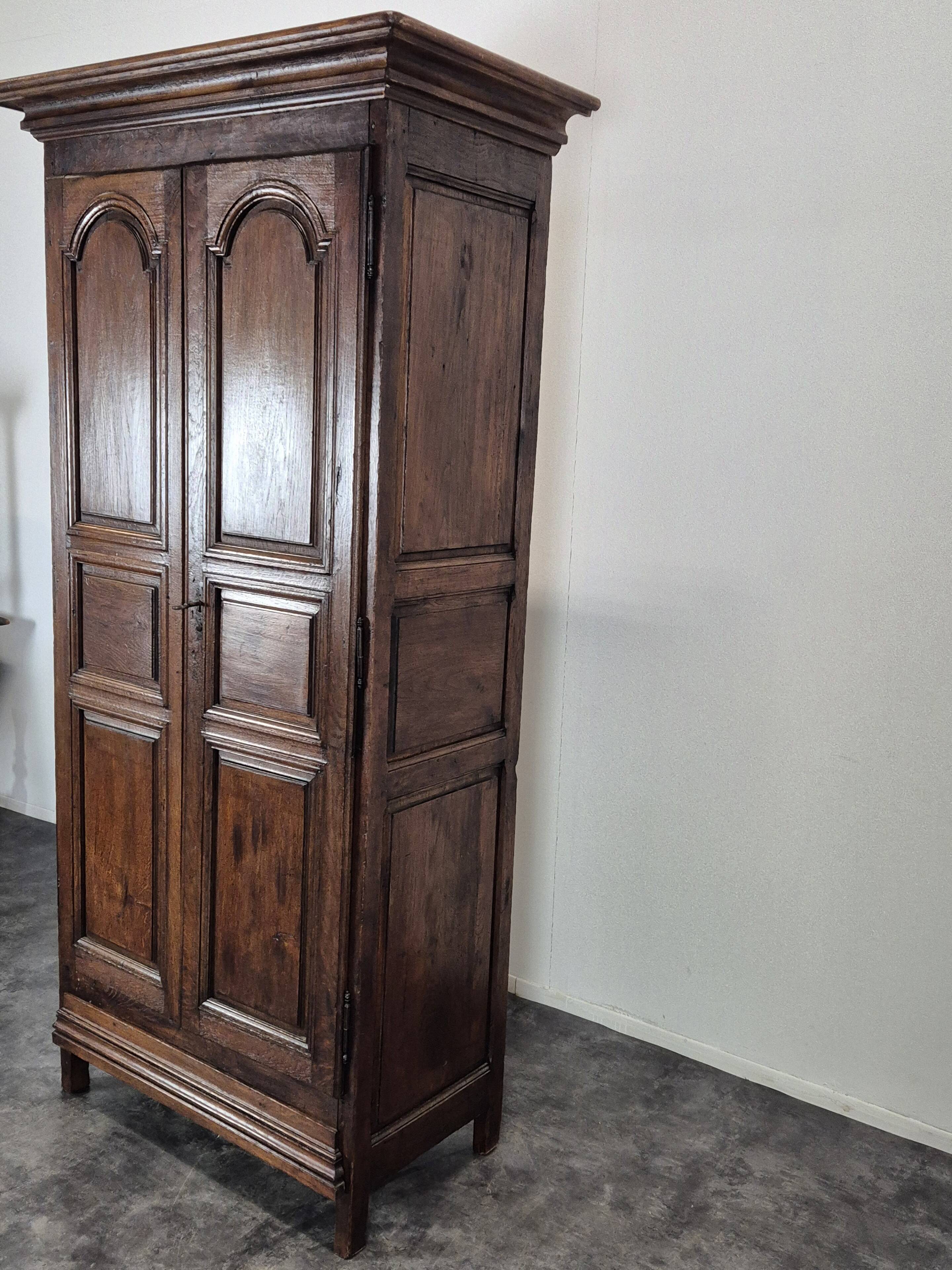 Small oak community cupboard