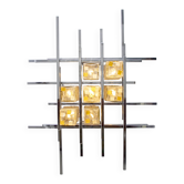 Albano Poli Mid-Century Modern Italian Single Sculture Sconce by Poliarte