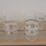 Set de 8 verres à eau 50's