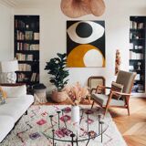 Mural decoration contemporary acrylic abstract painting