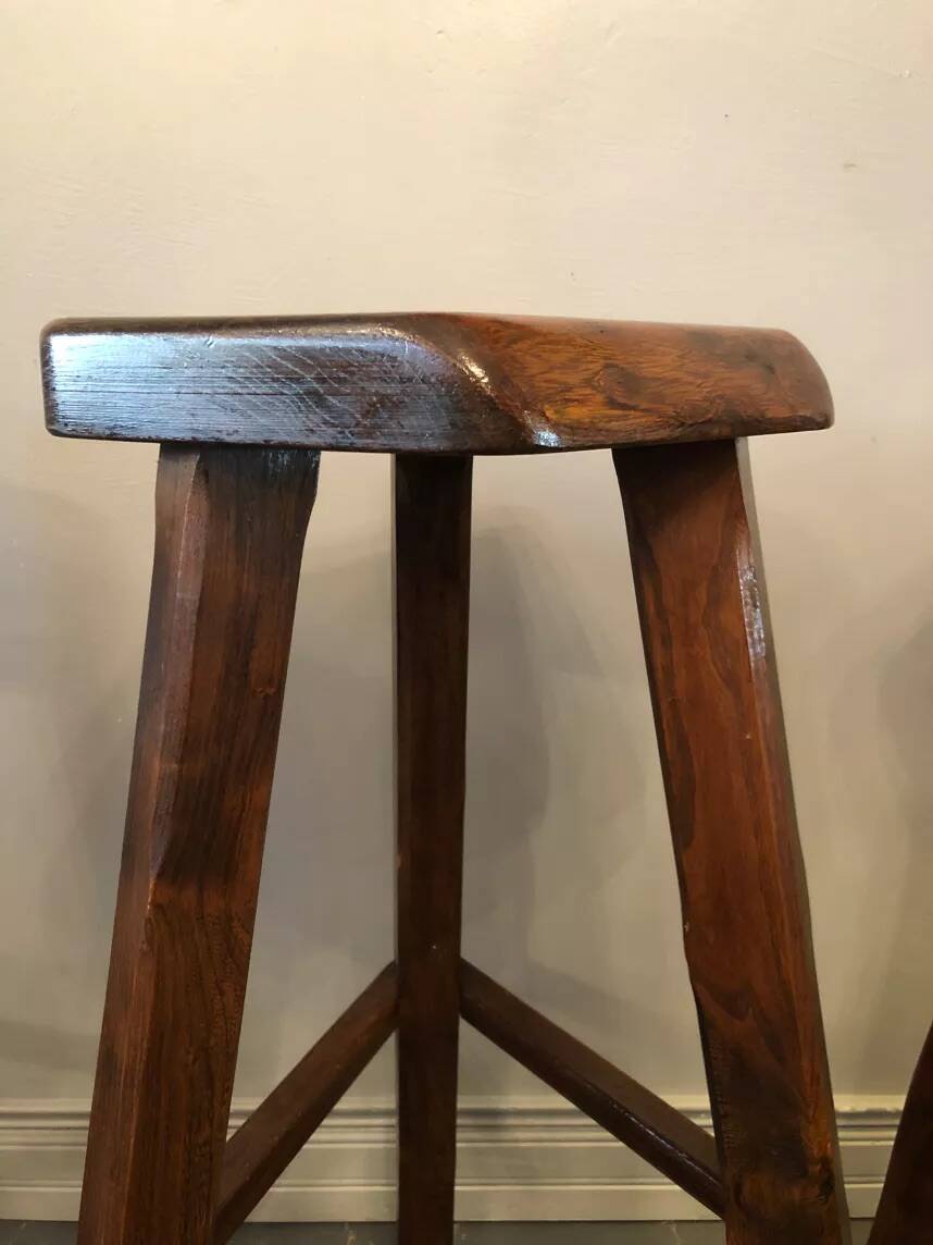 3 tripod bar stools