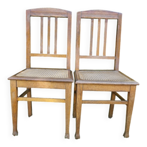lot de 2 chaises bistrot