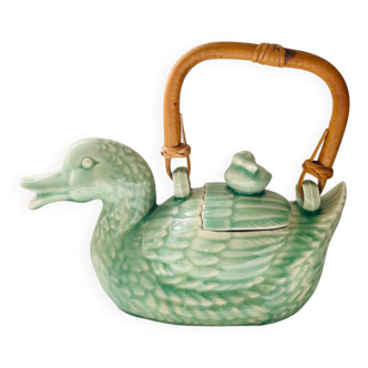 Vintage duck teapot