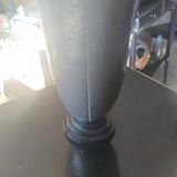 Pewter vase hammered 1930 by Pierre Amédée Plasait
