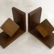 Paire de serres-livres Cubes