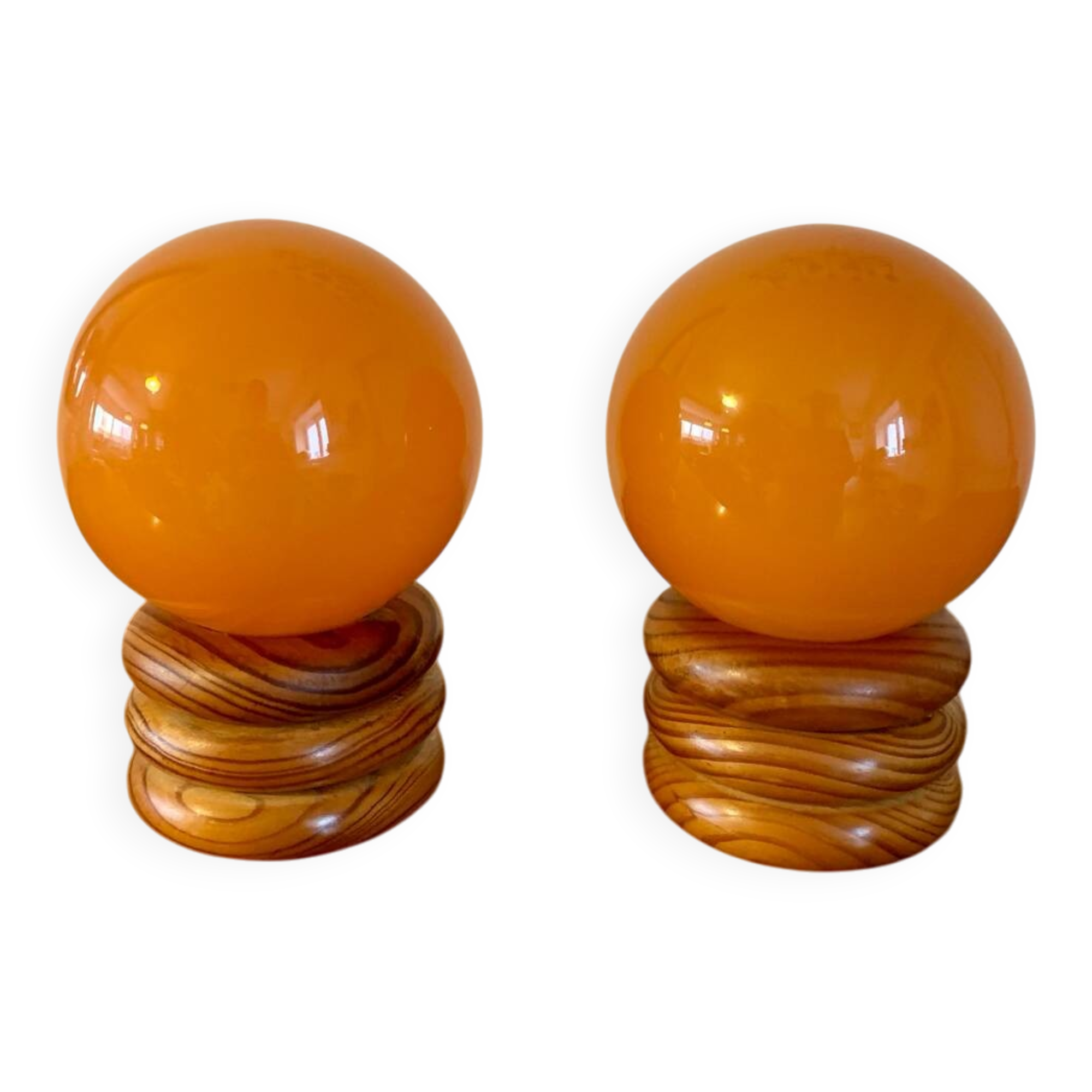 Paire de lampes vintage - Space Age