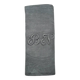 Old embroidered table napkin B N Grey