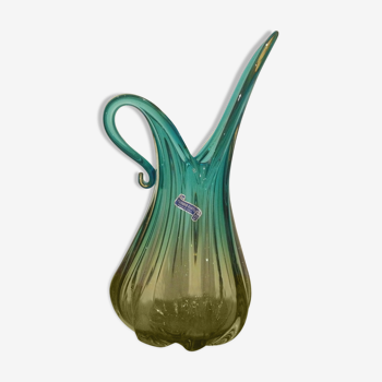 Vase vintage en verre de Murano