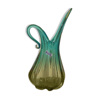 Vase vintage en verre de Murano