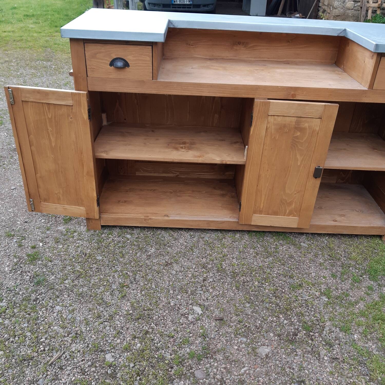 Zinc counter bar 180X60