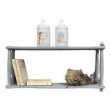 Patinated wall shelf