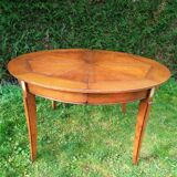 Directoire style round table with extensions