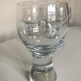 Set of 4 glasses Rondo by Kosta Boda Sweden 1970