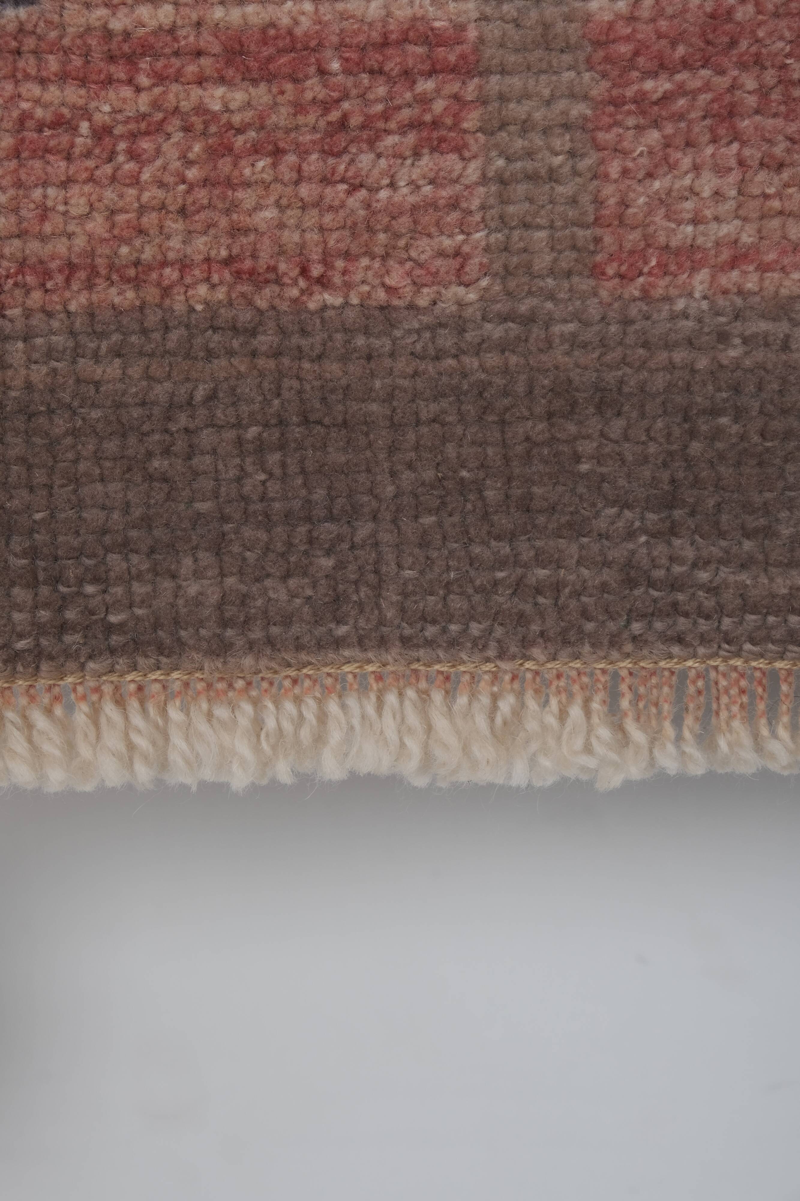 Vintage Turkish rug from Oushak, hand-woven 92x168 cm