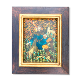 Painting Contemporary Art - Gentleman and the animals of the forest