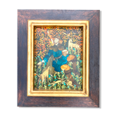 Painting Contemporary Art - Gentleman and the animals of the forest