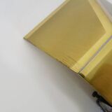 Pair of gold wall sconces 1980s