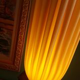 70's georgia jacob lamp, gold leaves