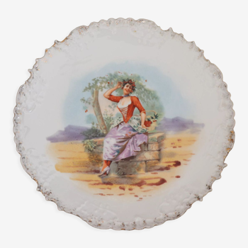 Limoges porcelain plate