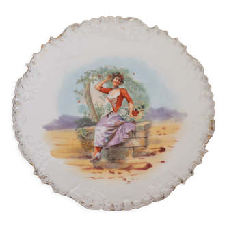 Limoges porcelain plate