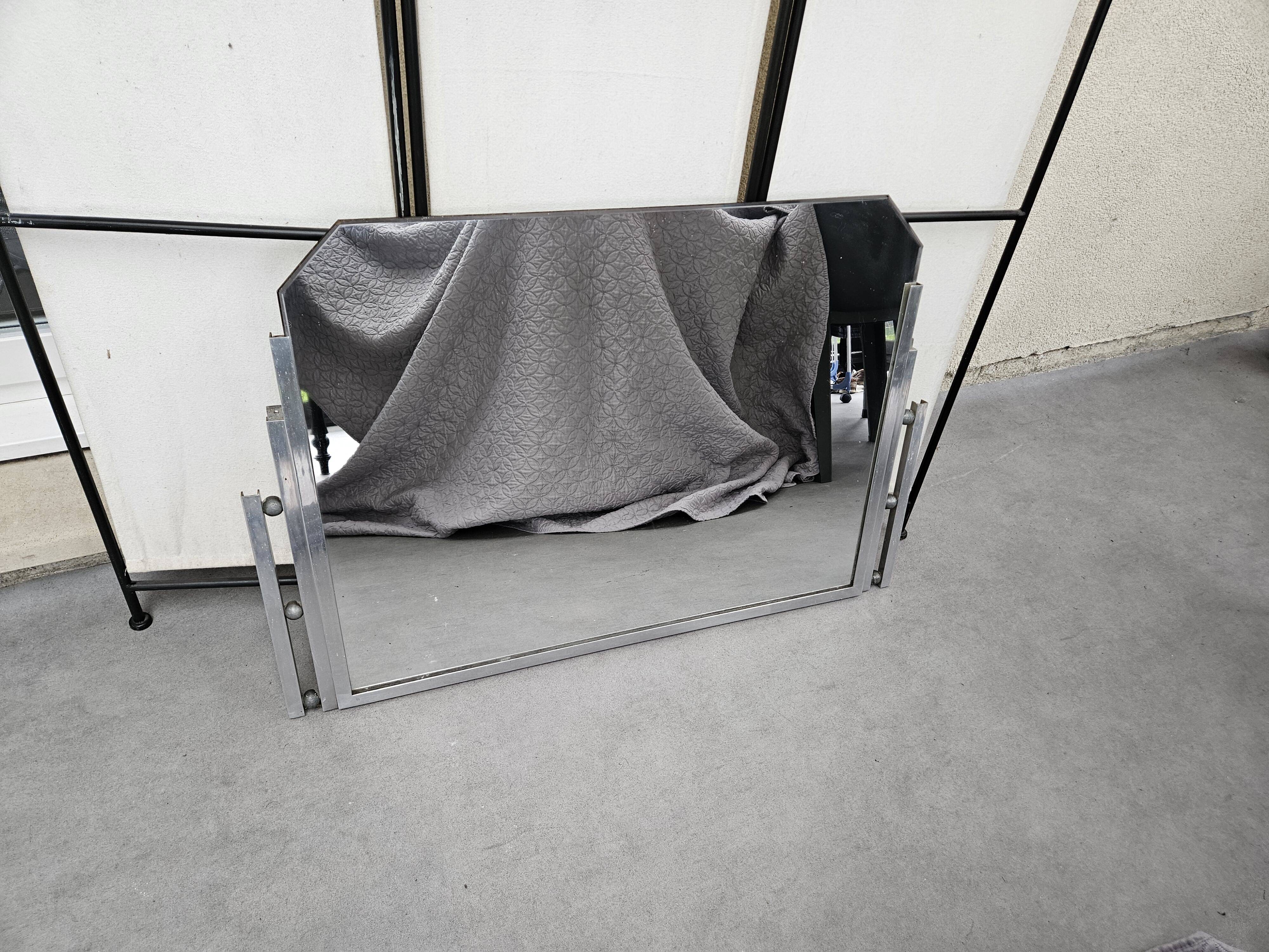 Beveled Art Deco mirror