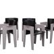 Chaises de salle à manger en cuir et en bois époustouflantes par Arnold Merckx pour Arco, vers 1980.