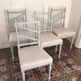 Série de 4 chaises anciennes