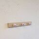 Vintage coat rack / hooks solid oak cottage style