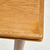 Restored oak dining table