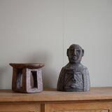 Mid-century decorative African wooden sculpture, made in the 1940s-50s.