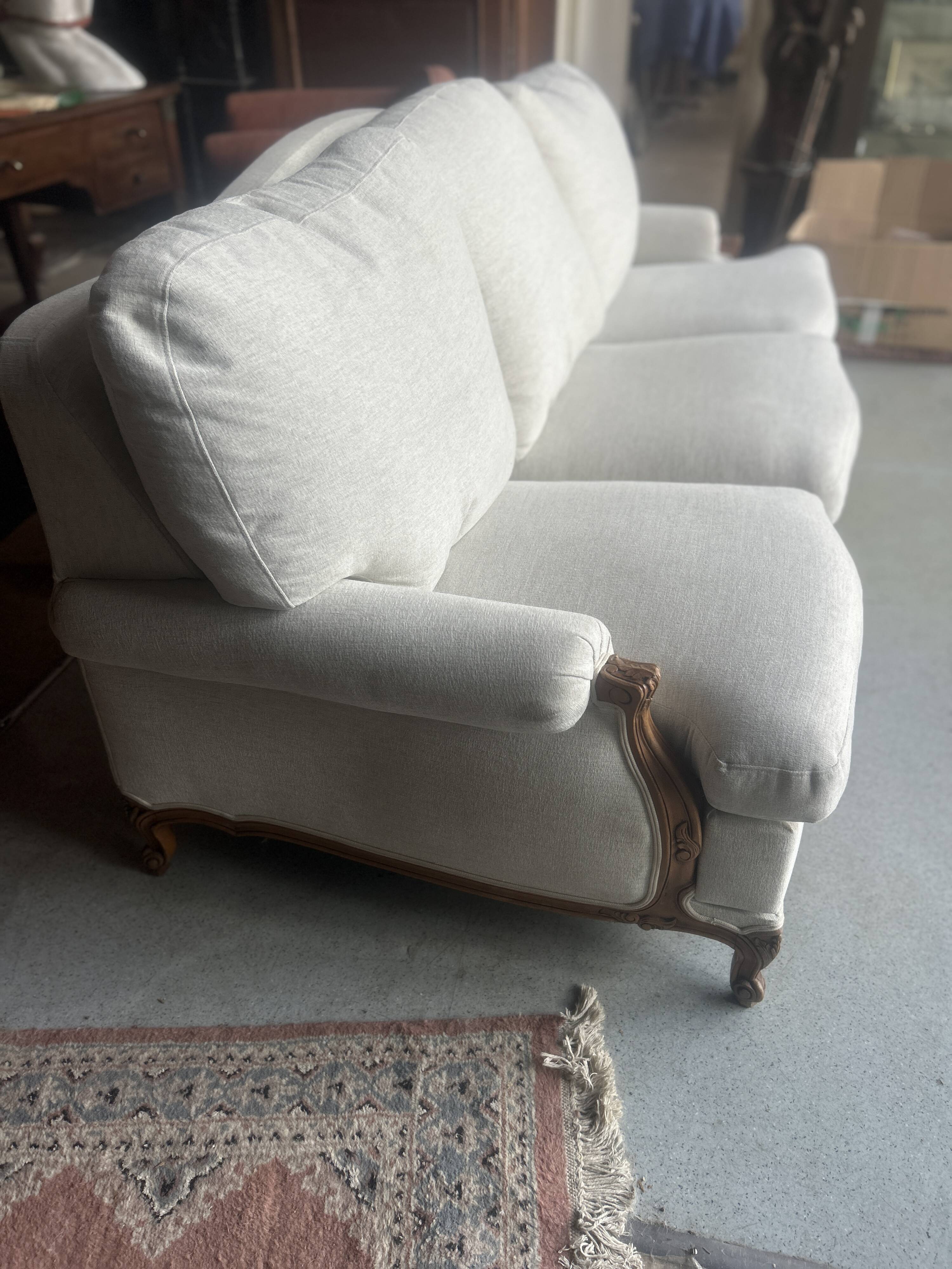 Large Louis XV style sofa bed