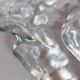 Silver crystal bowl mid-century, Italy, 1970s