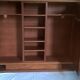 Vintage mahogany wardrobe from the years 50