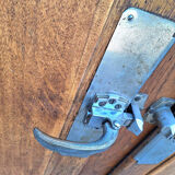Old butcher's fridge, vintage trade furniture, refrigerator