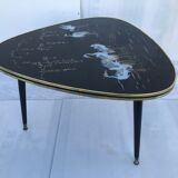 Table basse triangulaire années 50-60