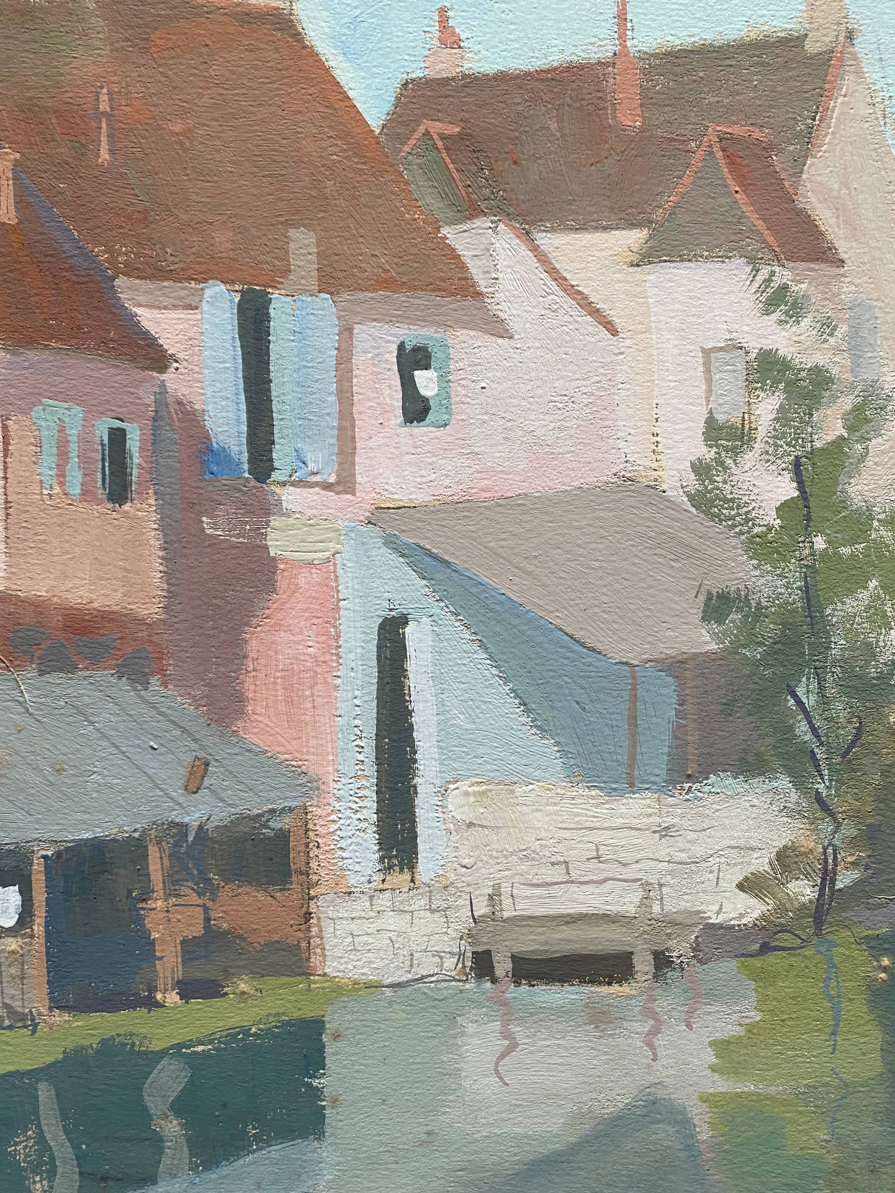 Painting made in gouache on docelles paper signed (to be deciphered) dating from the middle of the last century.