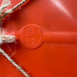 Authentic syla mirror in orange plastic from the 70s / seventies / space age