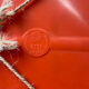 Authentic syla mirror in orange plastic from the 70s / seventies / space age
