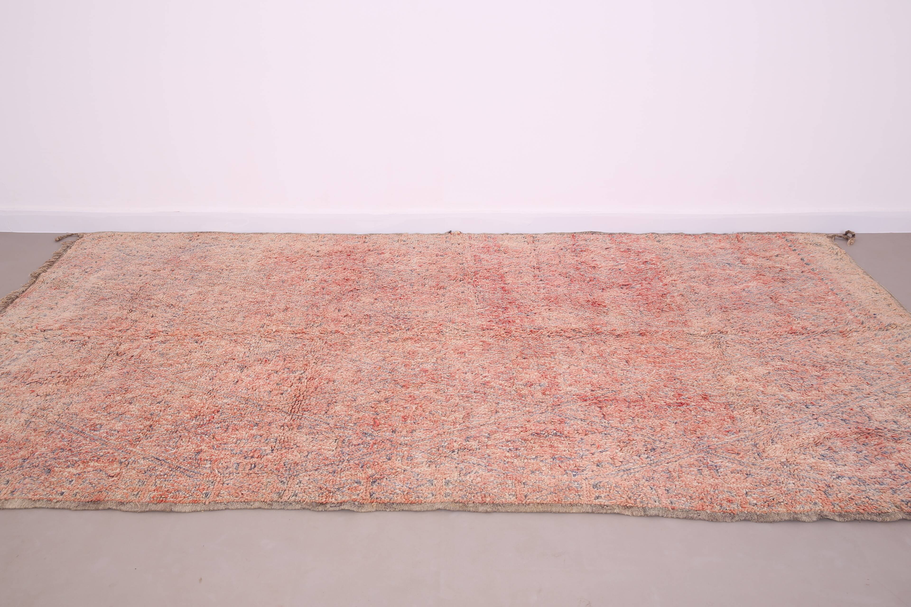 Pink Vintage Beni Mguild Rug 201 CM X 340 CM - tapis berber