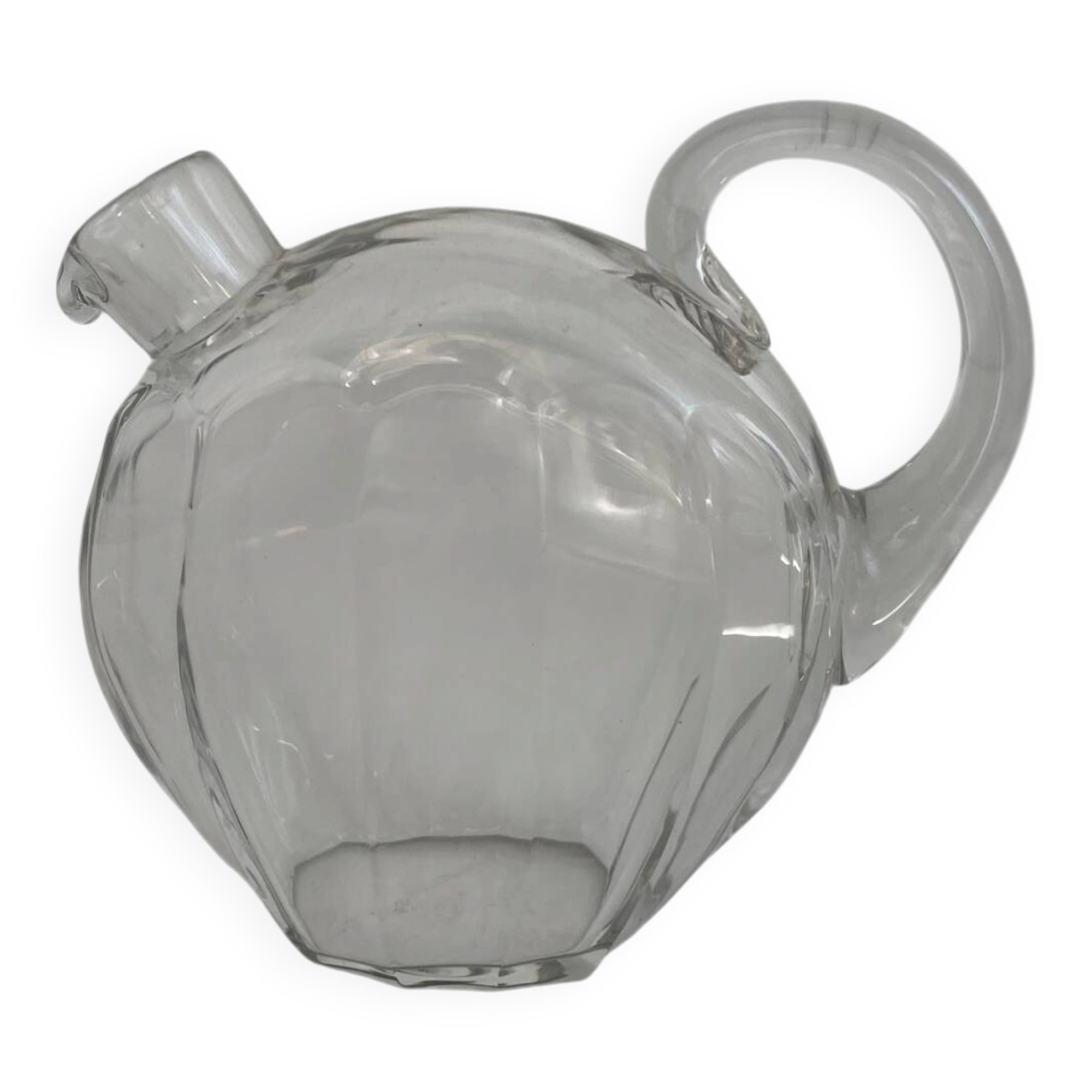 Baccarat, Jacques Adnet cognac carafe in crystal without a stopper.