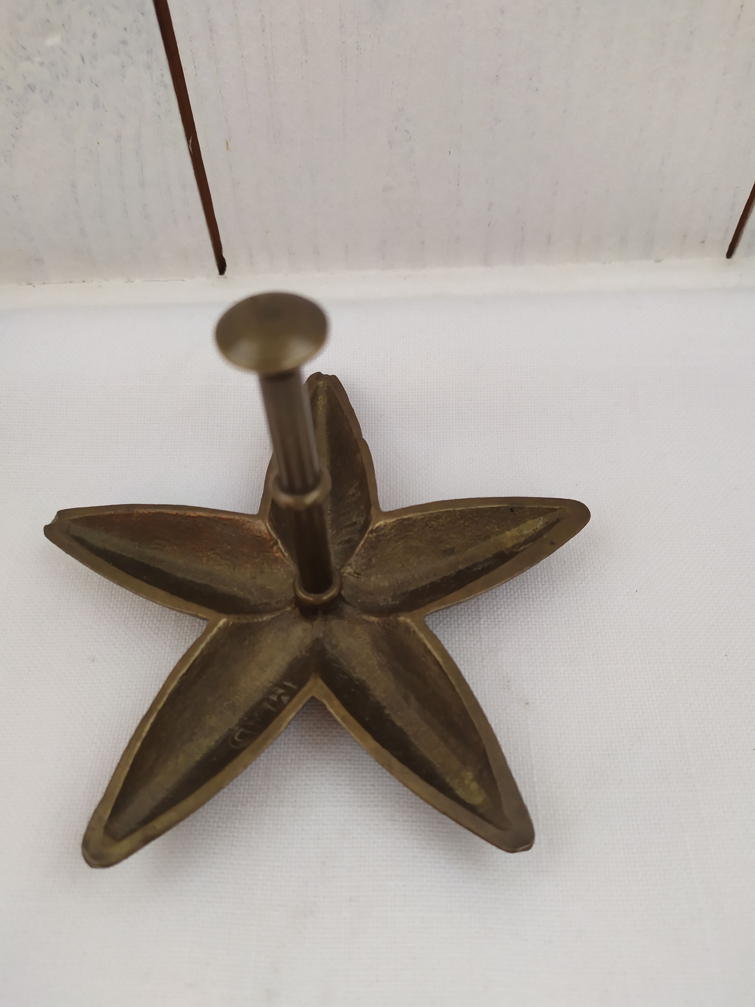 Ancient Bronze Stamp Footprints