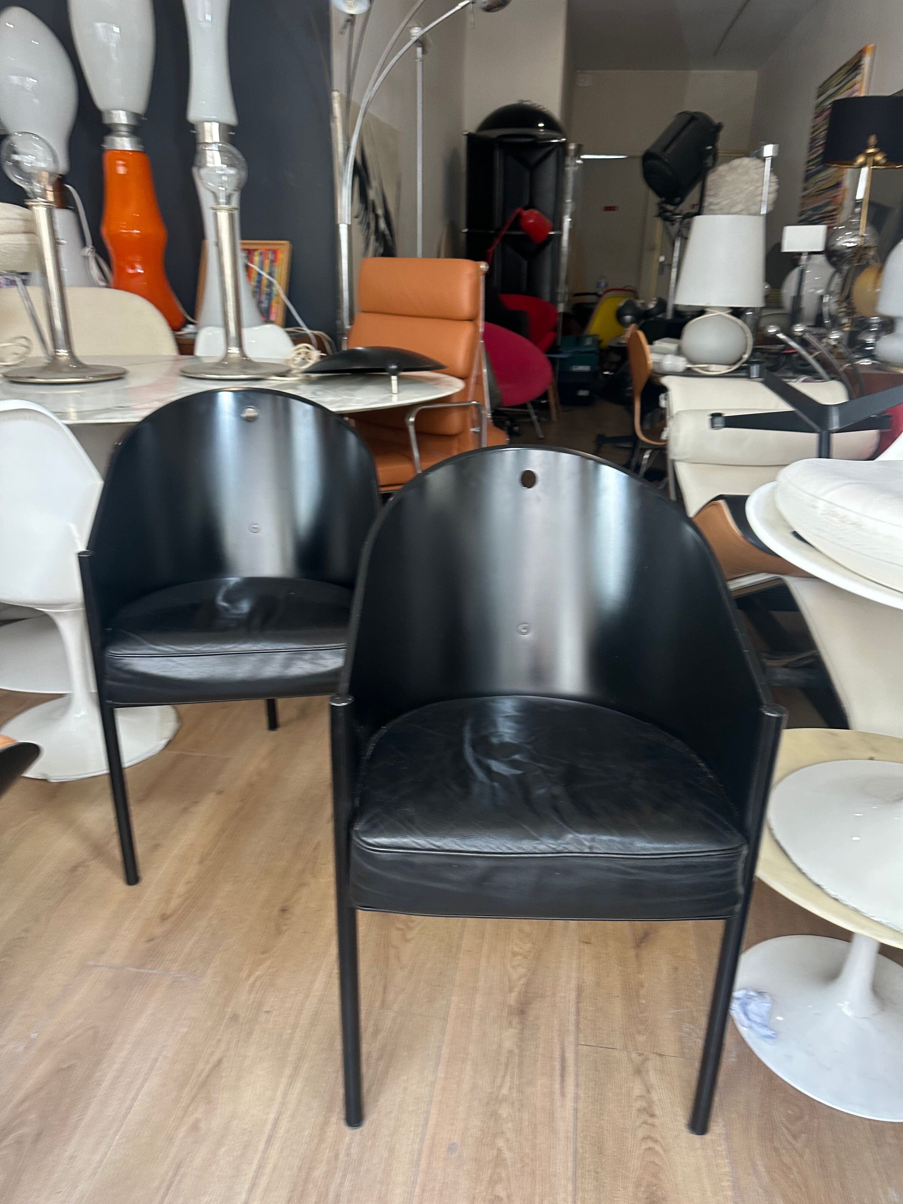 Paire de fauteuil Starck modèle Coste pour Aleph 1983