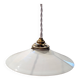 White opaline pendant light, 1930